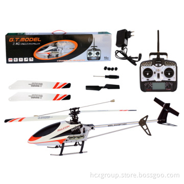 RC Toy: Single Airscrew 4 Channels Metal RC Helicopter (9019)